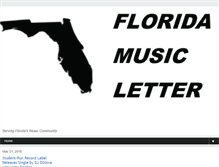 Tablet Screenshot of floridamusicletter.com